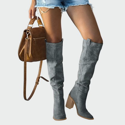 Antea - Bottines en doux daim