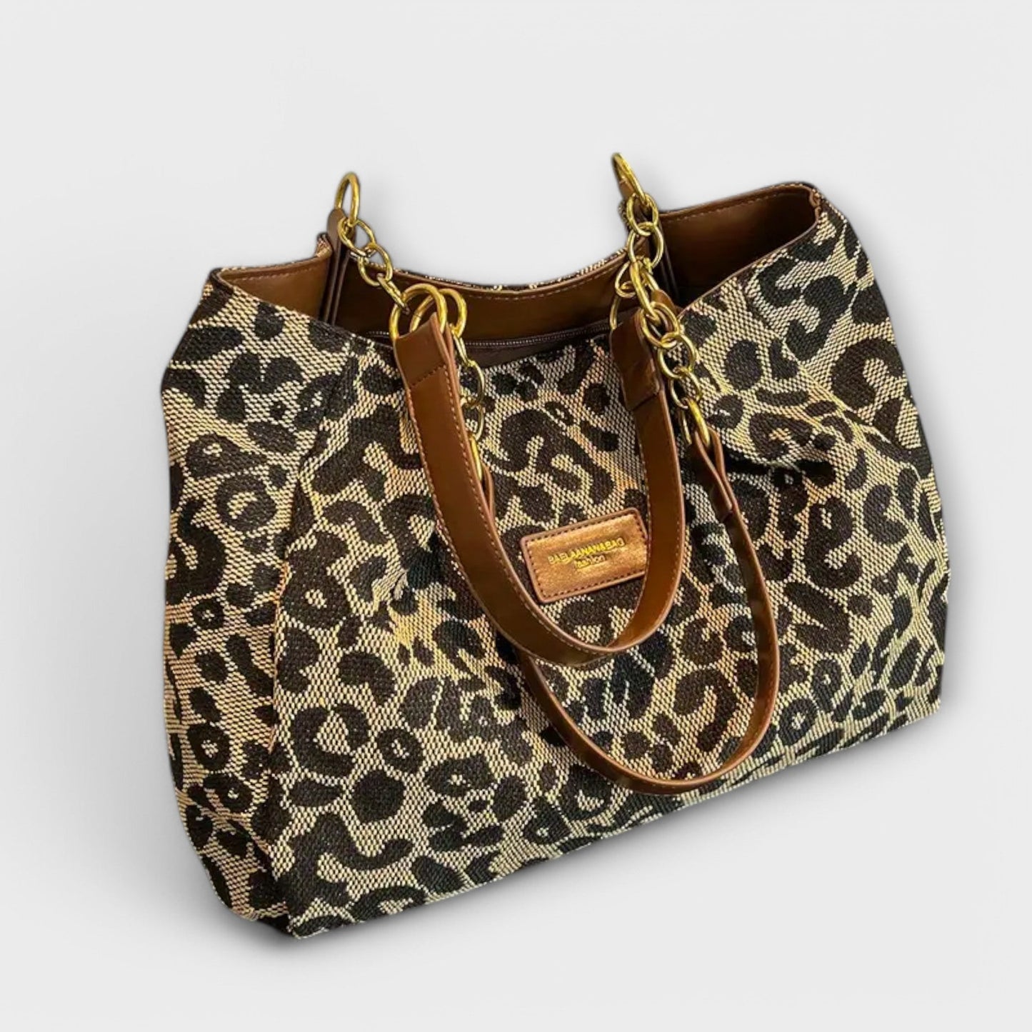 Gianna Boutique - Sac à bandoulière en toile léopard