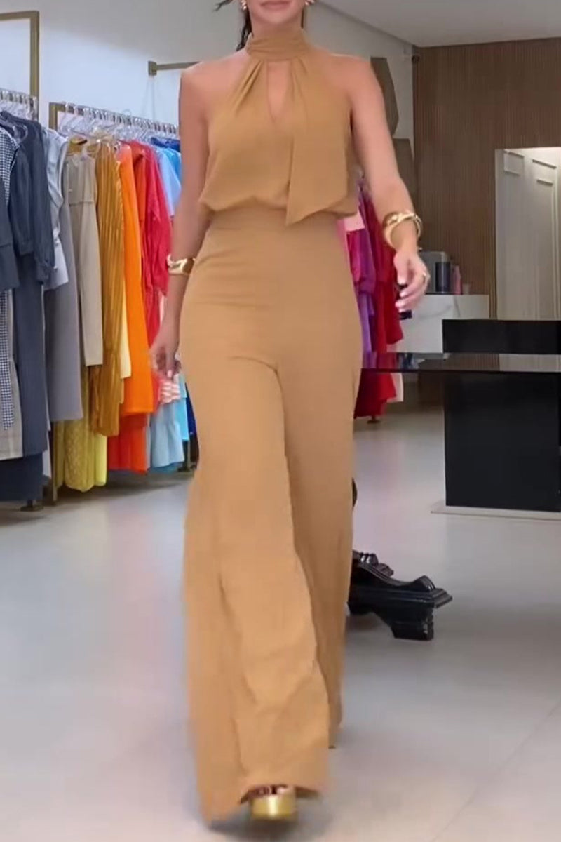 FENELLA – ENSEMBLE DEUX PIÈCES SANS MANCHES AVEC COL HALTER SEXY
