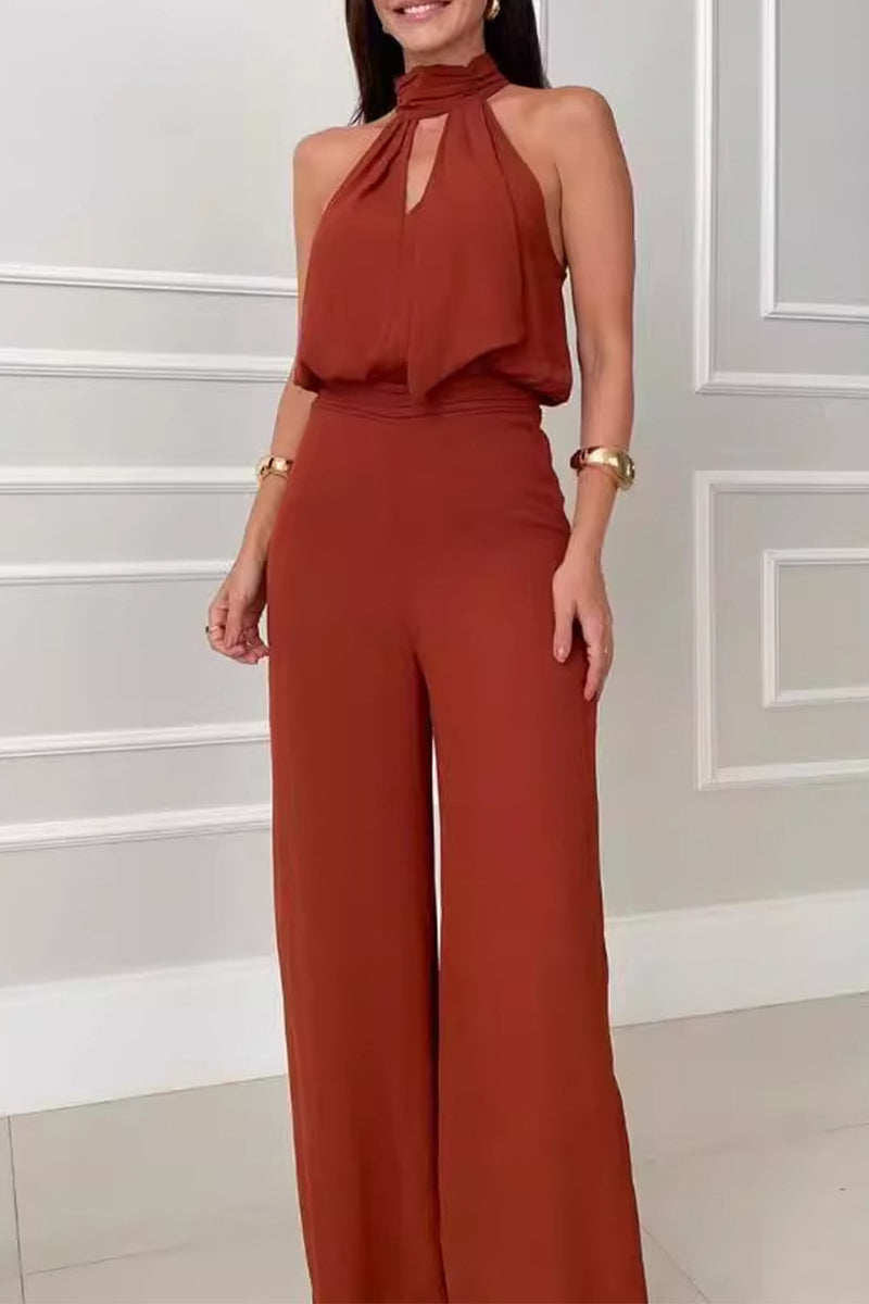 FENELLA – ENSEMBLE DEUX PIÈCES SANS MANCHES AVEC COL HALTER SEXY