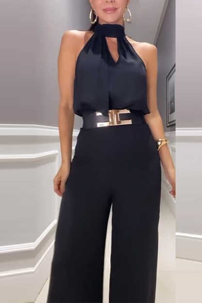 FENELLA – ENSEMBLE DEUX PIÈCES SANS MANCHES AVEC COL HALTER SEXY