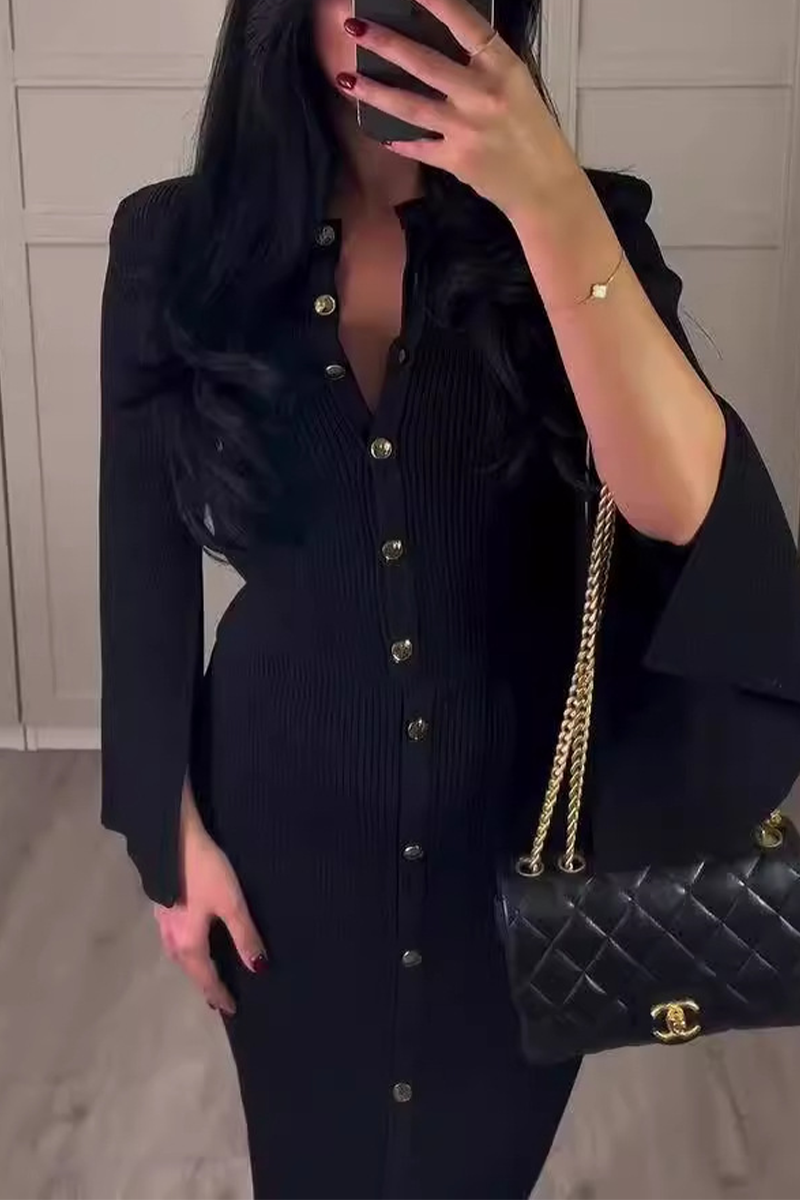 SEREN – ENSEMBLE DEUX PIÈCES ÉLÉGANT AVEC BOUCLE À COL ROND LONG SLEEVE