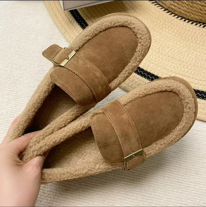 Assuntina - Mocassins en Velours et Confortables