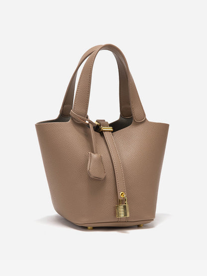 Glaiza | Sac seau Gold-Lock Élégant