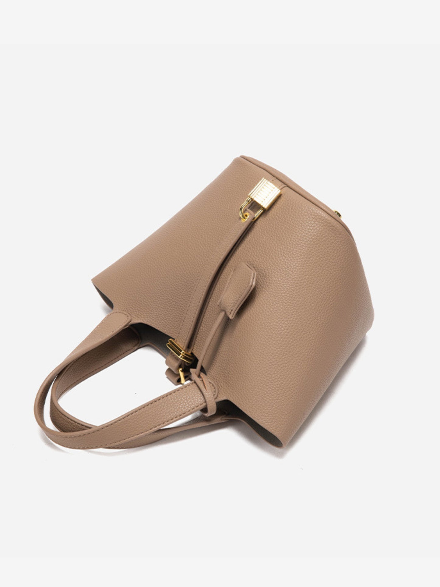 Glaiza | Sac seau Gold-Lock Élégant