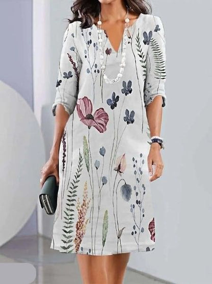 Robe Florale Élégante pour l'Été