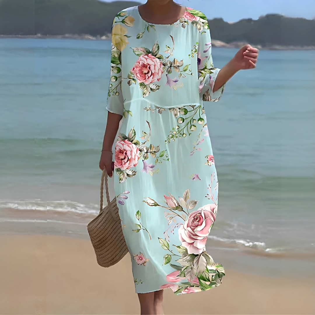 Emmelyn - Robe florale élégante pour femmes