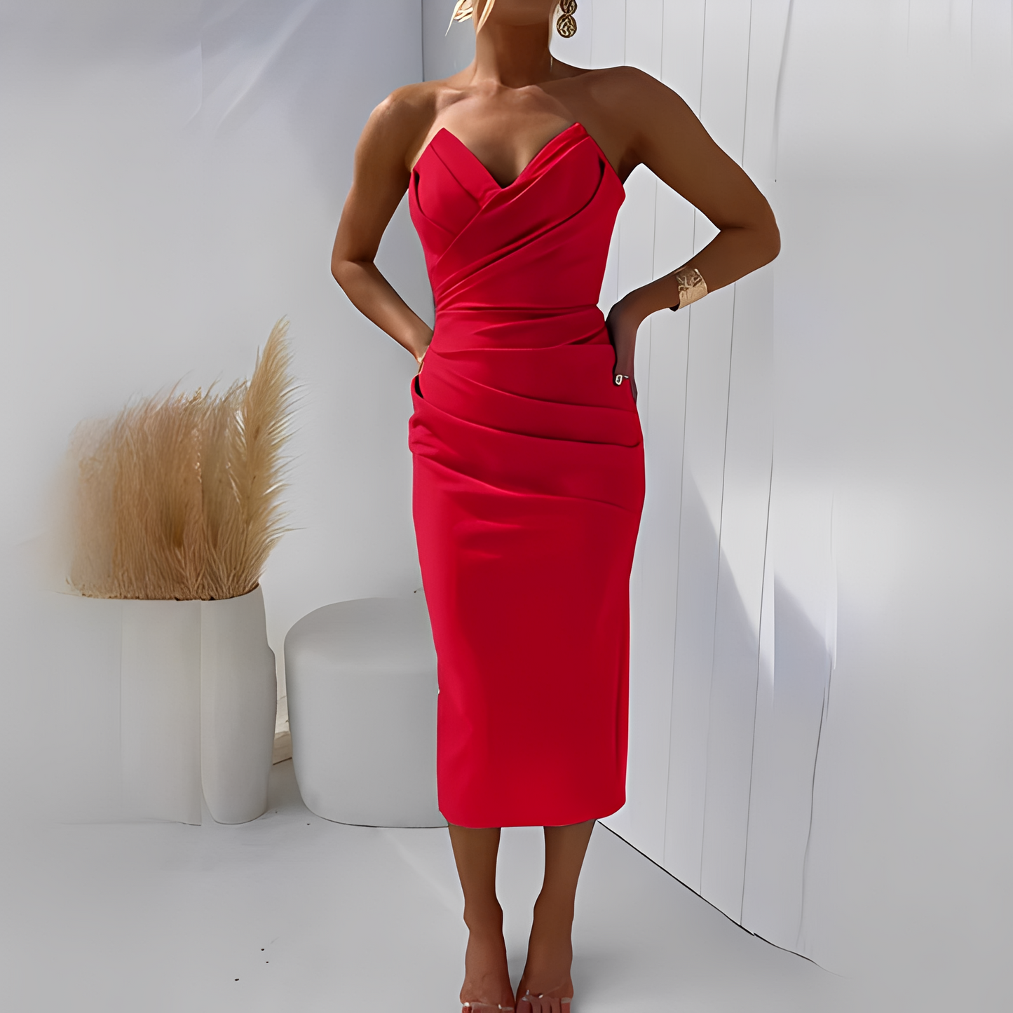 Wanda - Robe élégante sans manches pour femmes