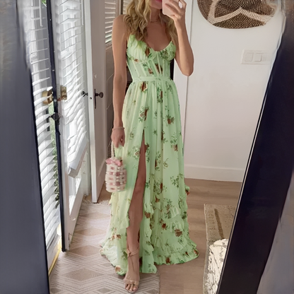 Eunise - Belle robe chic avec des fleurs pour femmes