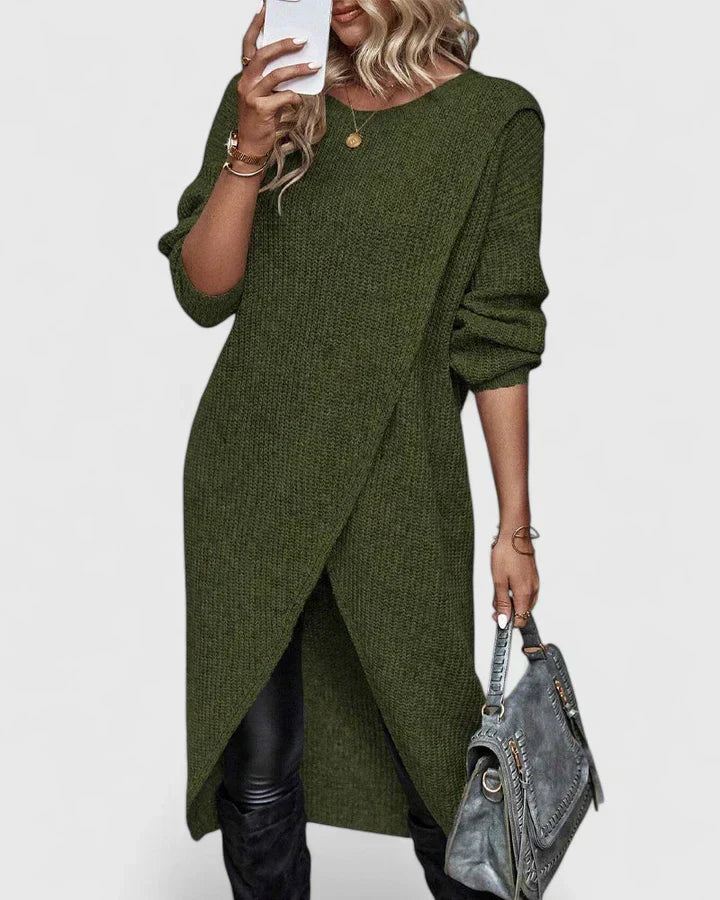 Zarymelle | Robe en Tricot Élégante