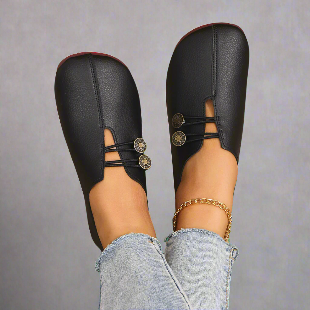 Kreszentia | Mocassins en cuir de chèvre suédé de haute qualité