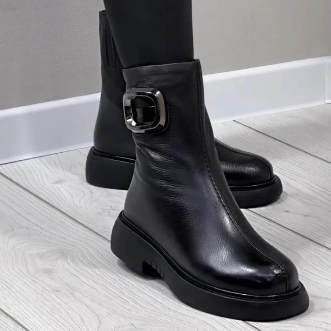 Marzia - Bottes Élégantes en Cuir