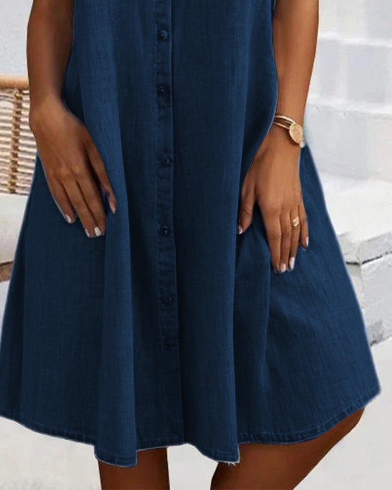 Jessica | Robe Chemise Boutonnée Décontractée
