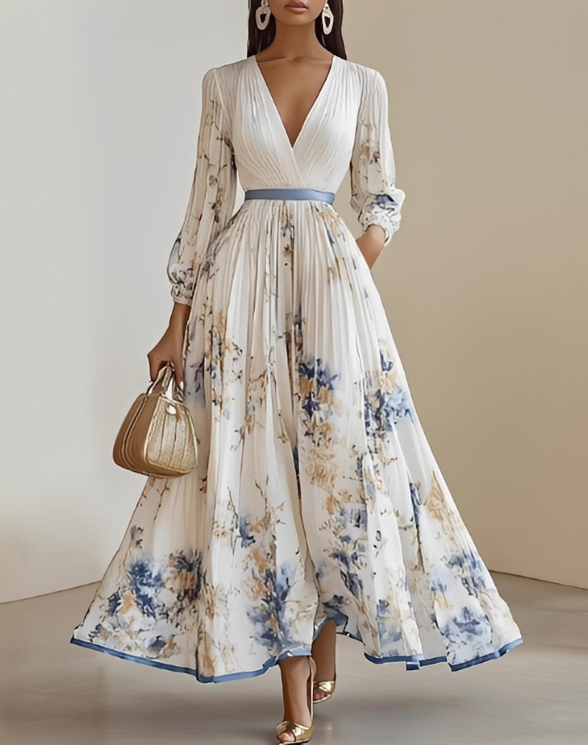 Jane - Robe élégante avec imprimé floral pour femmes