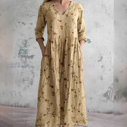 Tiffany - Robe élégante à imprimé pour femmes