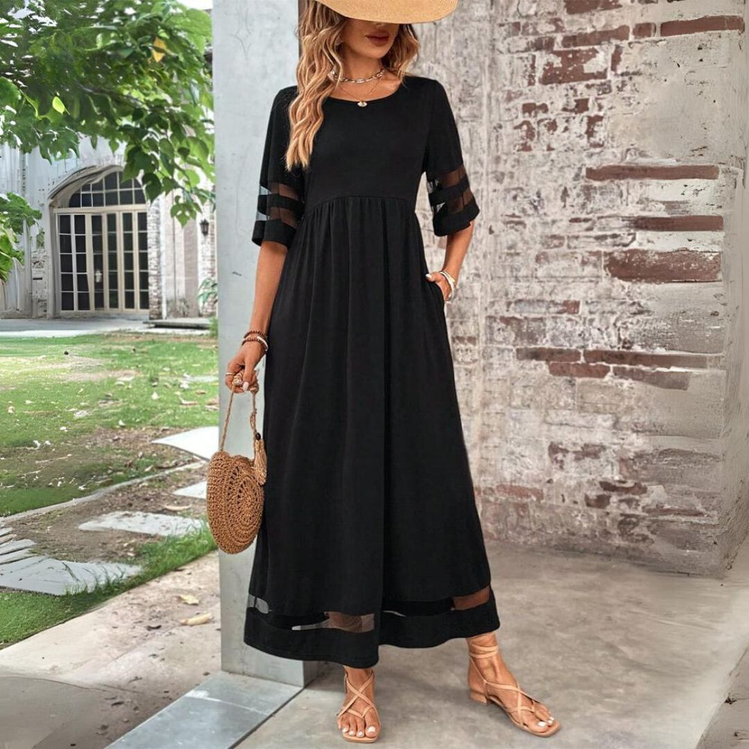 Esme - Robe Chic avec Couverture qui Accentue le Ventre
