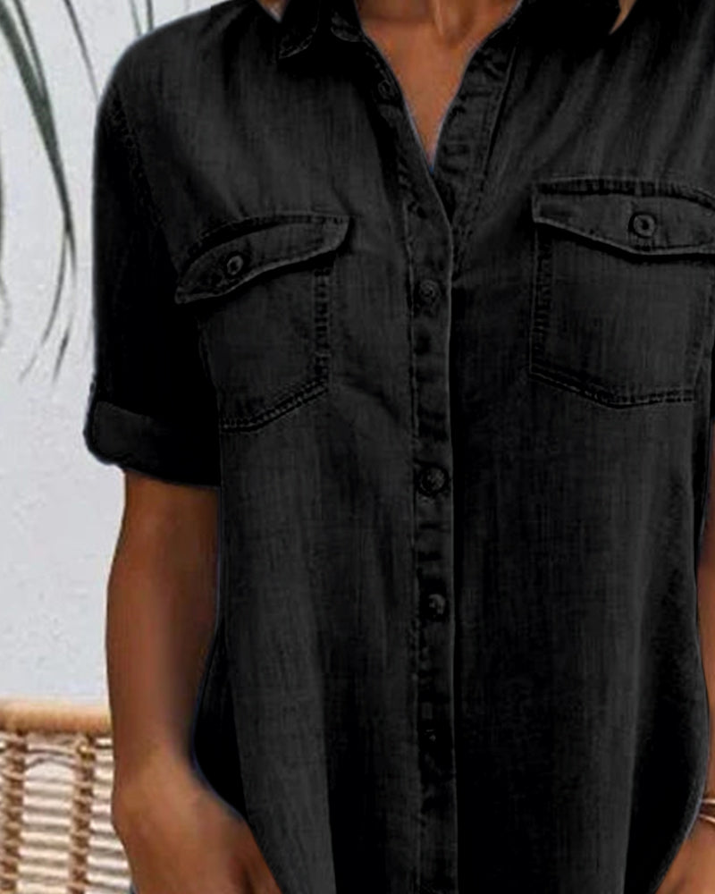 Jessica | Robe Chemise Boutonnée Décontractée