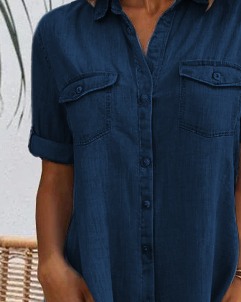 Jessica | Robe Chemise Boutonnée Décontractée