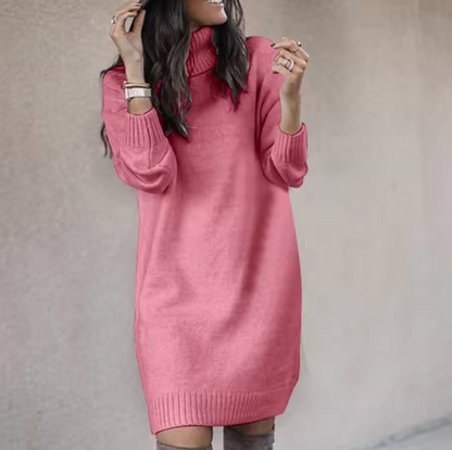 Robe-pull Col roulé pour femme | Mini