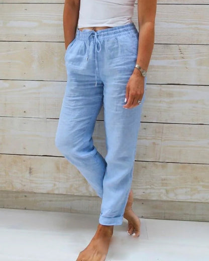 MIRAÉ | PANTALONS À CORDON DE SERRAGE CONFORTABLES