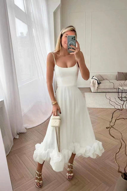 Blair - Robe Midi Fluide et Élégante