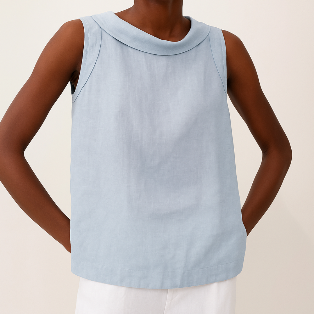 BLOUSE EN LIN SANS MANCHES DAJA