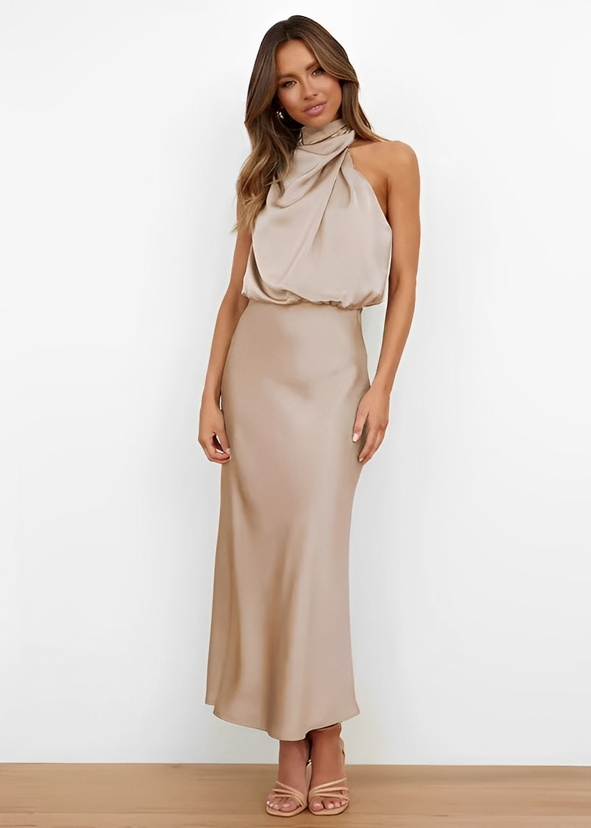 Marley - Élégante robe de soirée en satin pour femmes