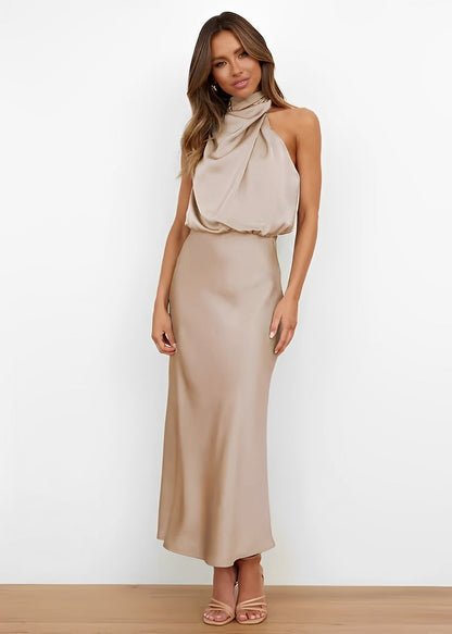 Marley - Élégante robe de soirée en satin pour femmes