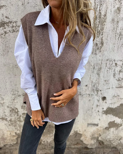 NUSA - Gilet en Maille Premium