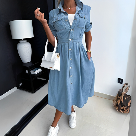 Veerle - Robe en denim tendance pour femmes