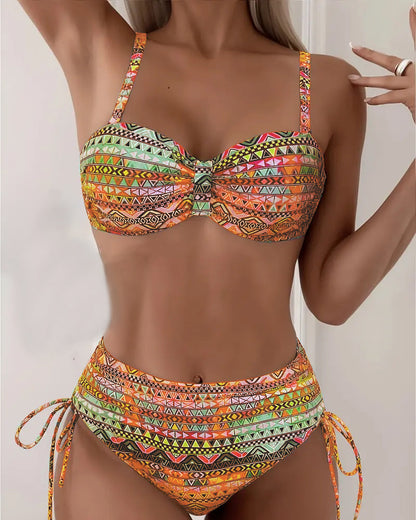 Jada - Ensemble de Bikini avec Imprimé Tribal