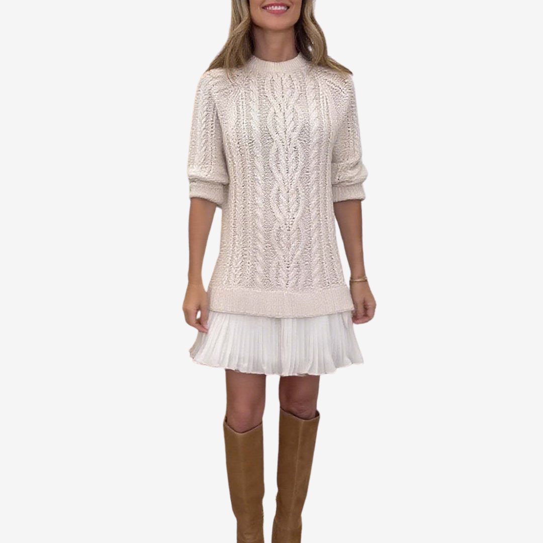 Robe en Tricot Tressé