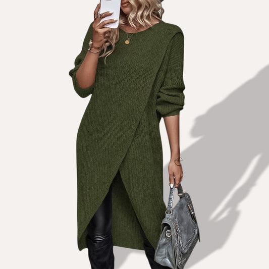 Grace | Robe en Tricot de Pull qui Couvre le Ventre