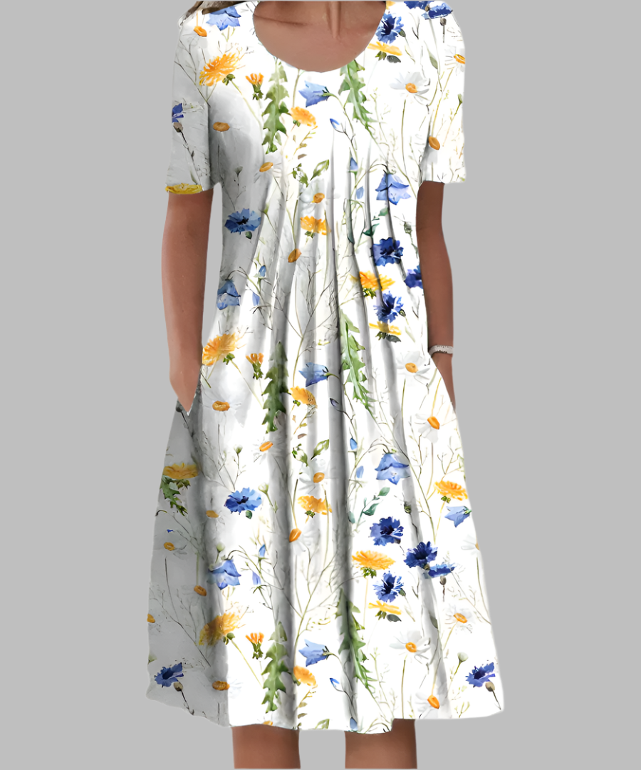 Sophia - Robe Élégante Fait Main