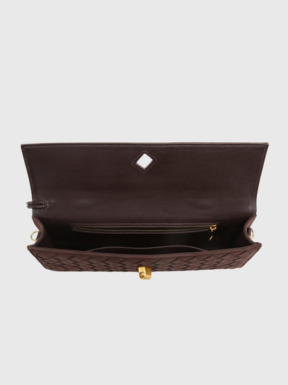 Cerise | Pochette en Suède Intrecciato de Luxe