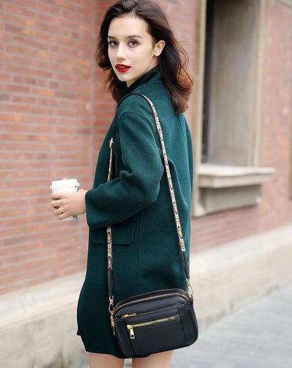 Erikka | Sac à bandoulière élégant avec bandoulière réglable à motifs