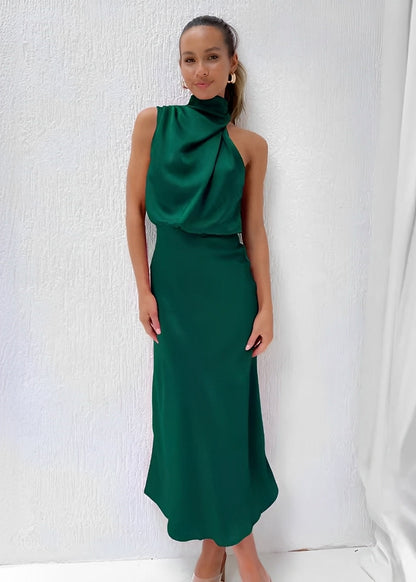 Marley - Élégante robe de soirée en satin pour femmes