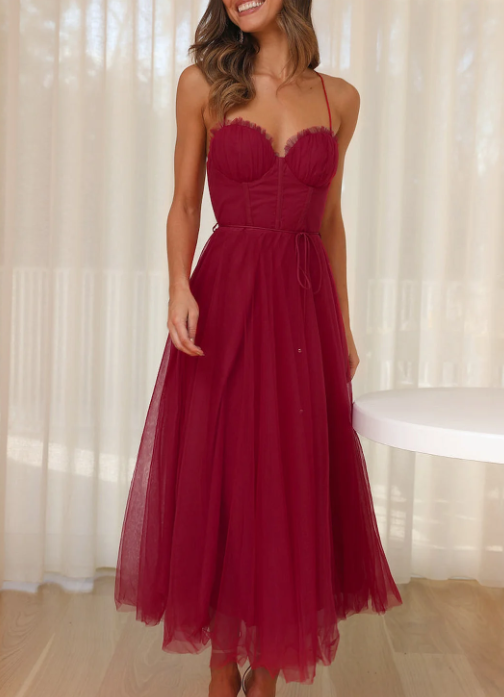 Jana – Robe midi pour les journées chaudes