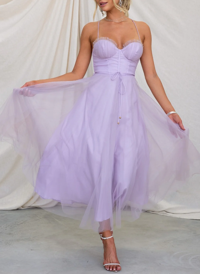Jana – Robe midi pour les journées chaudes