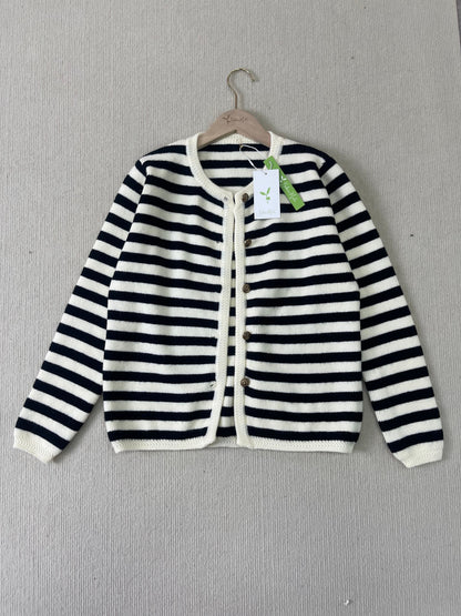 MYLAH | Cardigan Élégant Rayé