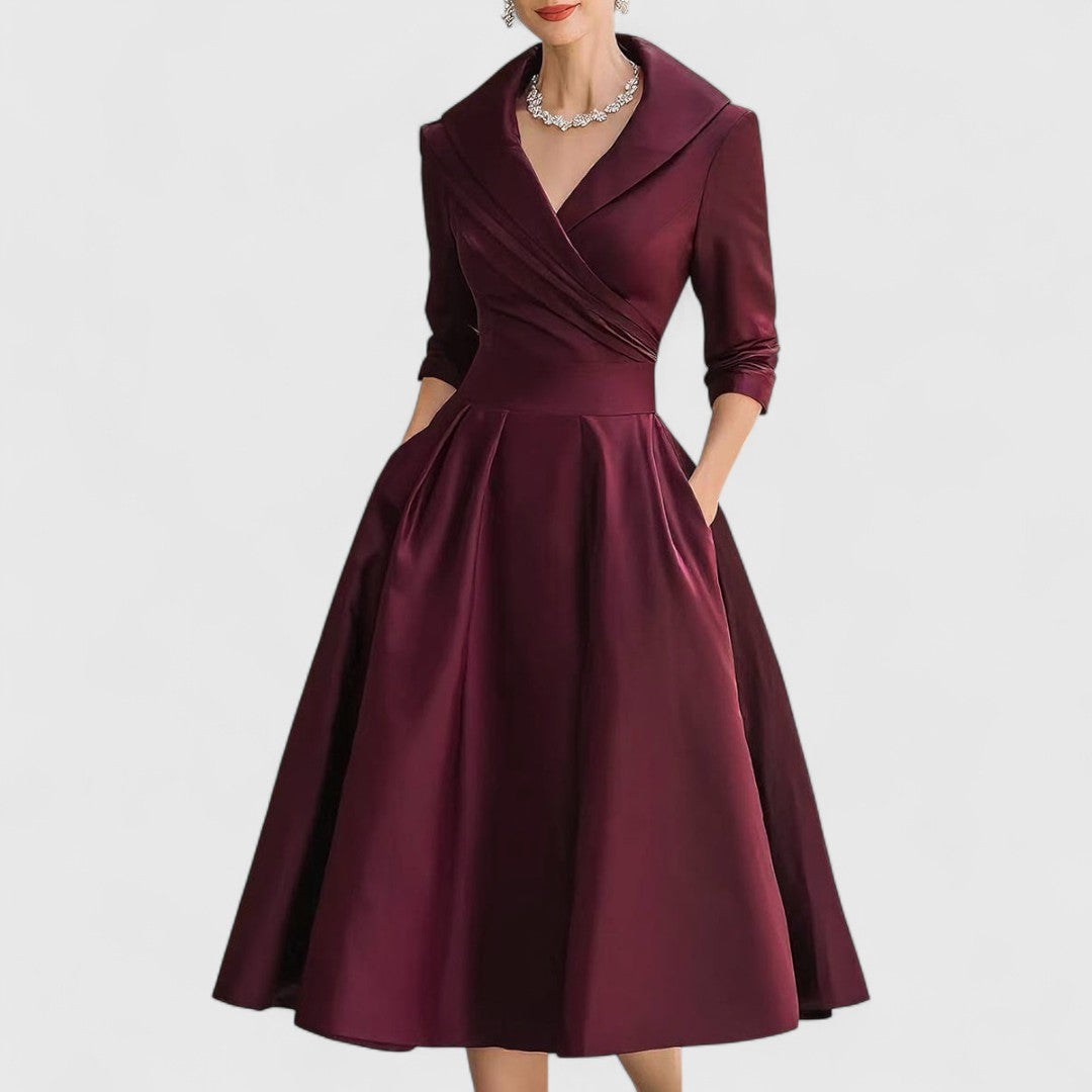 Marley – Robe Midi Gracieuse avec Silhouette Flatteuse