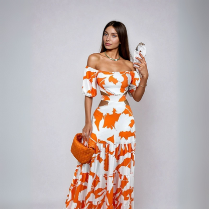 Stella | Robe Longue Sur Mesure avec Détails Artisanaux