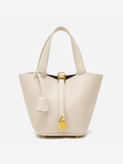 Glaiza | Sac seau Gold-Lock Élégant