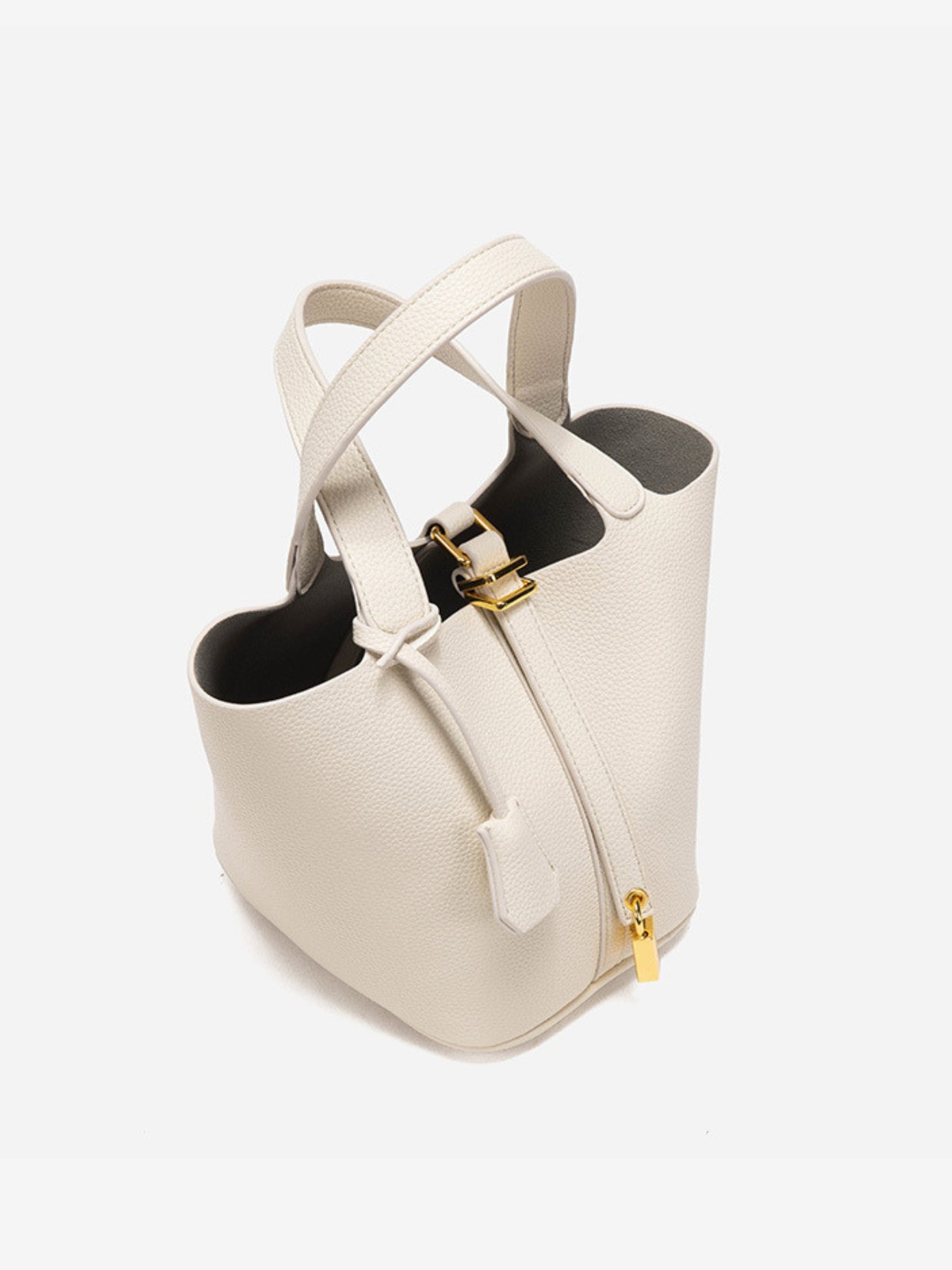 Glaiza | Sac seau Gold-Lock Élégant
