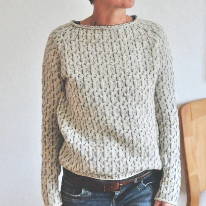 Linda | Pull Élégant Col Bateau