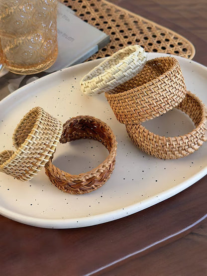 Bracelet en Rattan Tressé