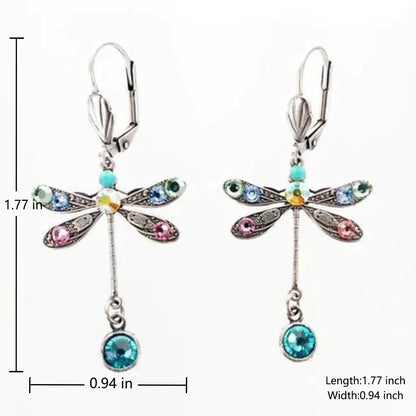 Boucles d'oreilles design libellule élégantes