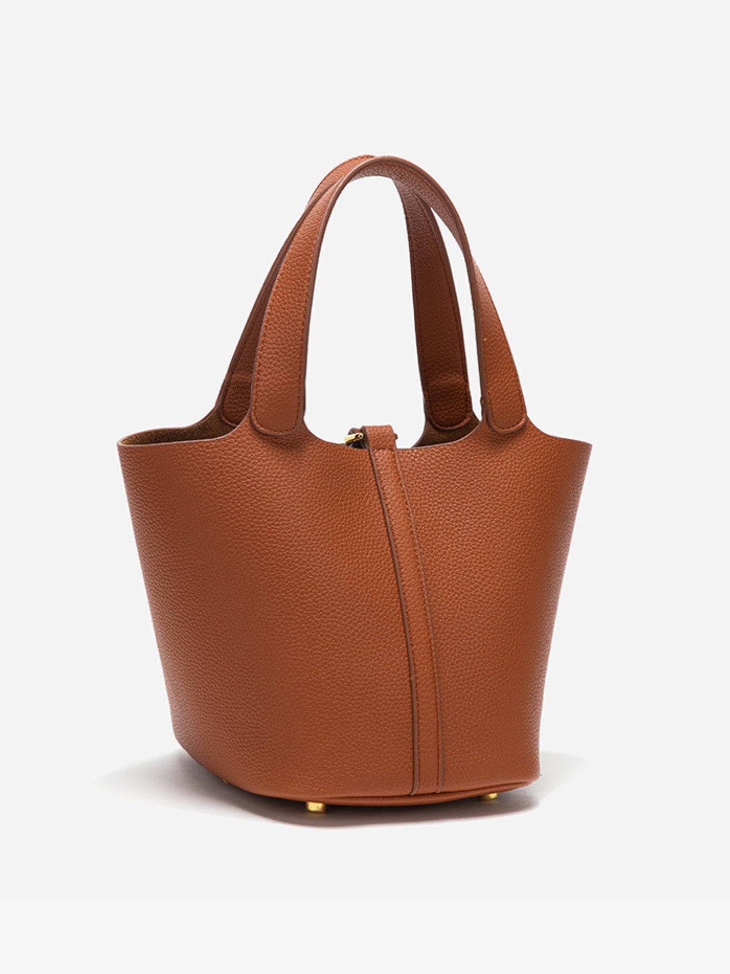 Glaiza | Sac seau Gold-Lock Élégant