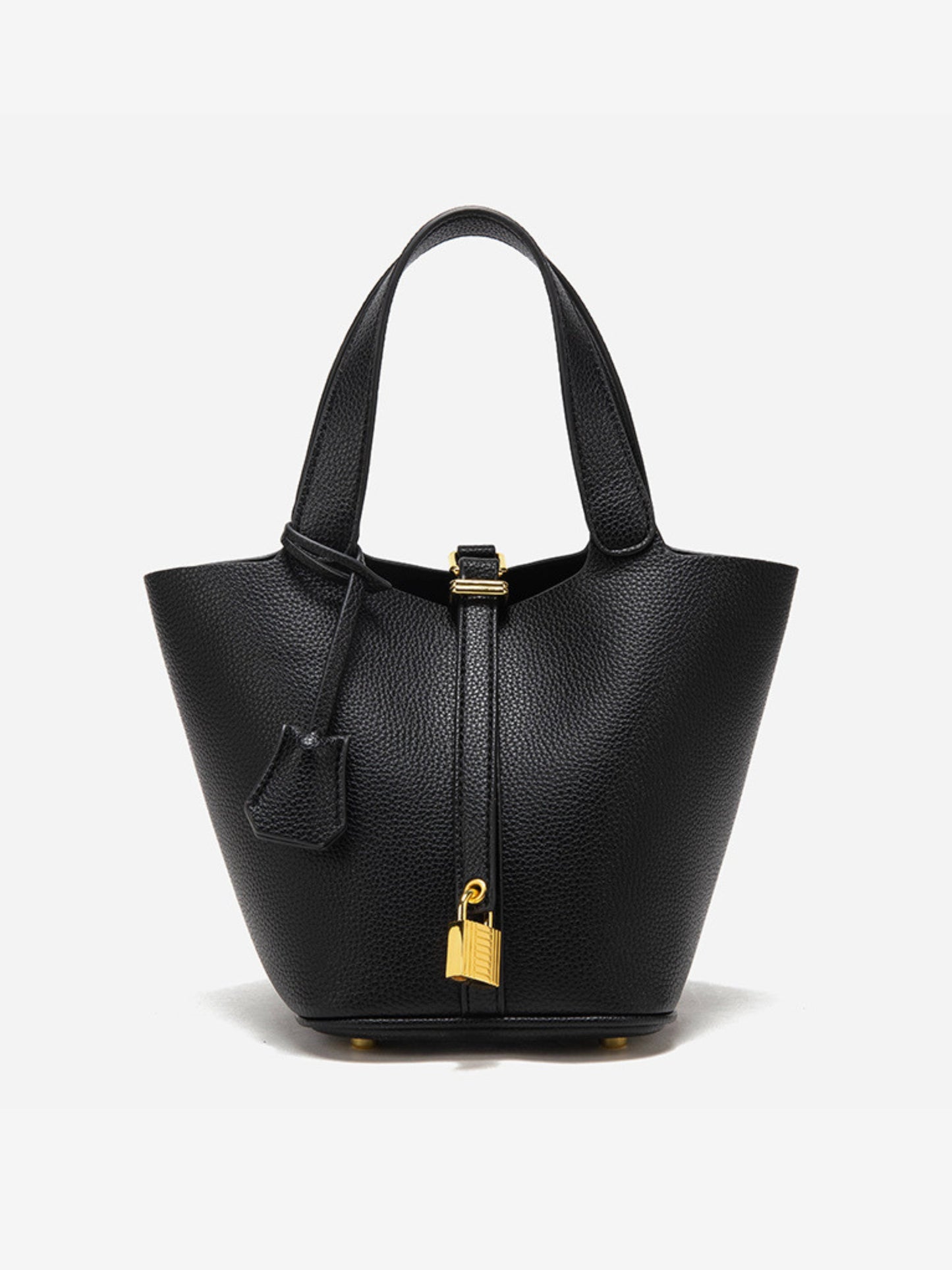 Glaiza | Sac seau Gold-Lock Élégant