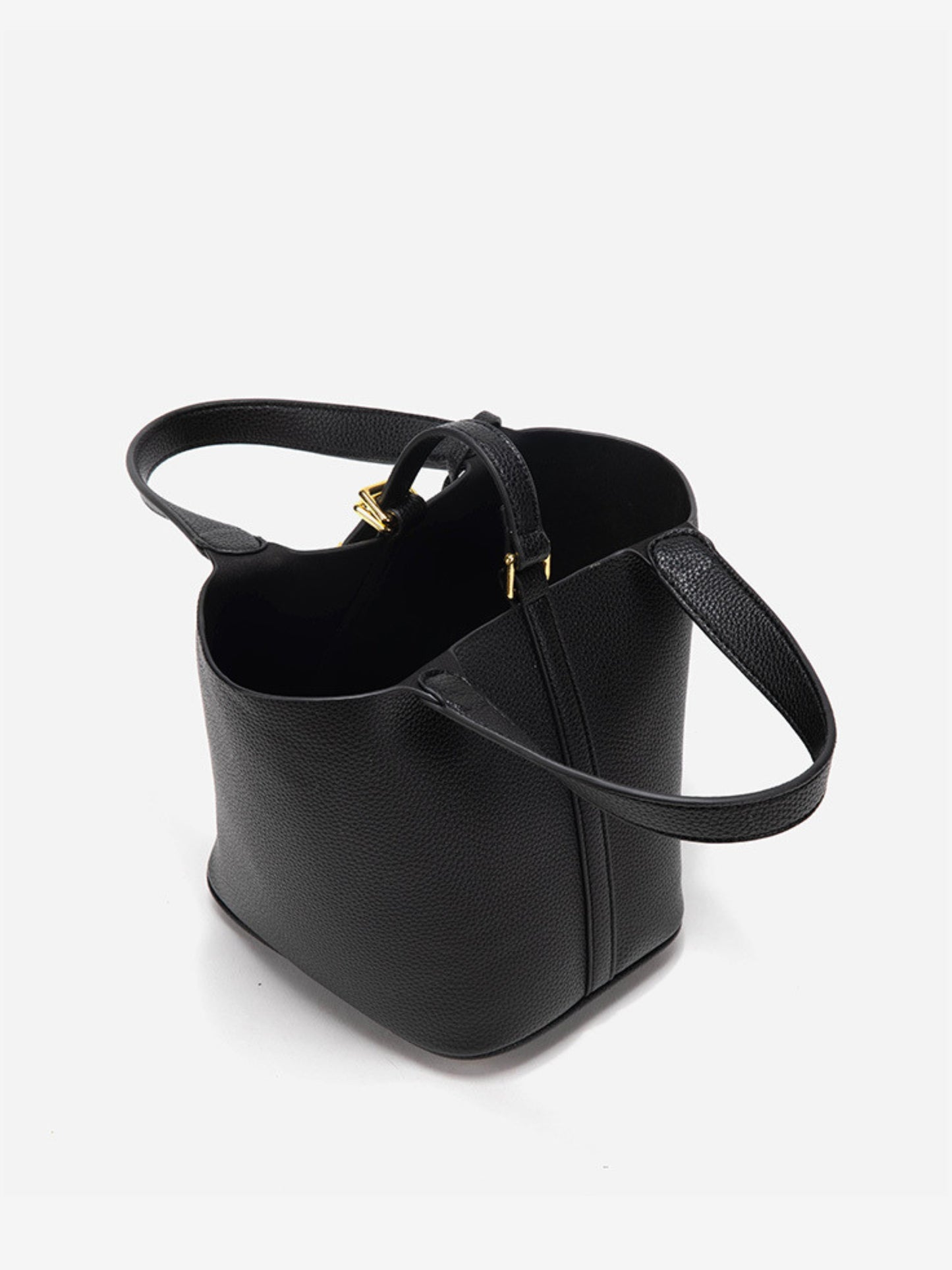 Glaiza | Sac seau Gold-Lock Élégant